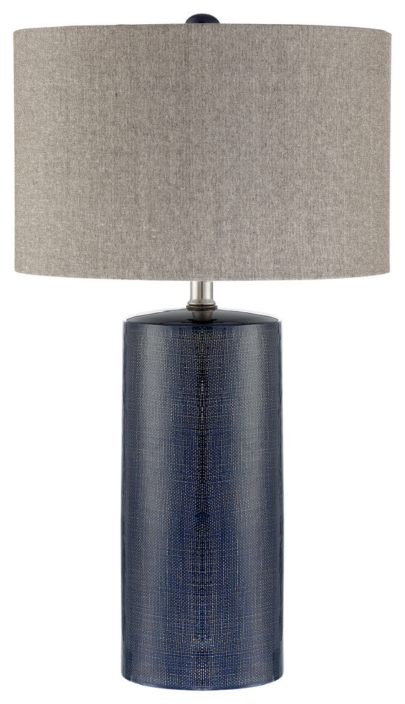 Jacoby Table Lamp, Navy Blue