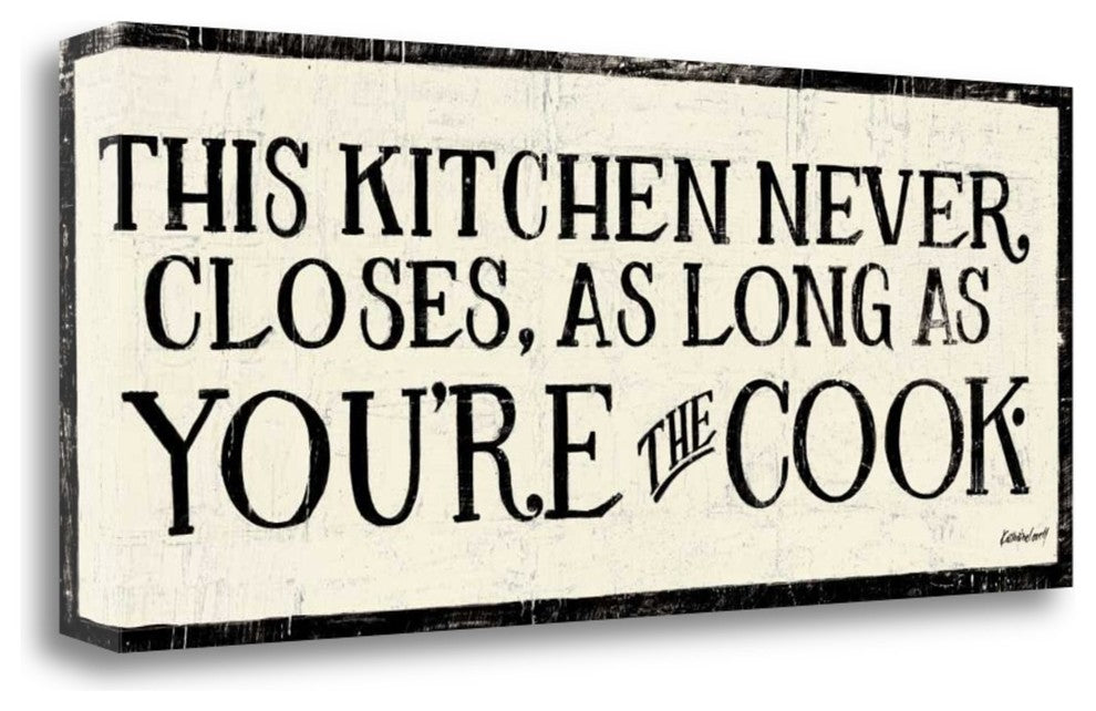 "You Re The Cook" By Kathrine Lovell, Giclee Print on Gallery Wrap Canvas