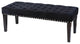 Markelo Velvet Bench, Black