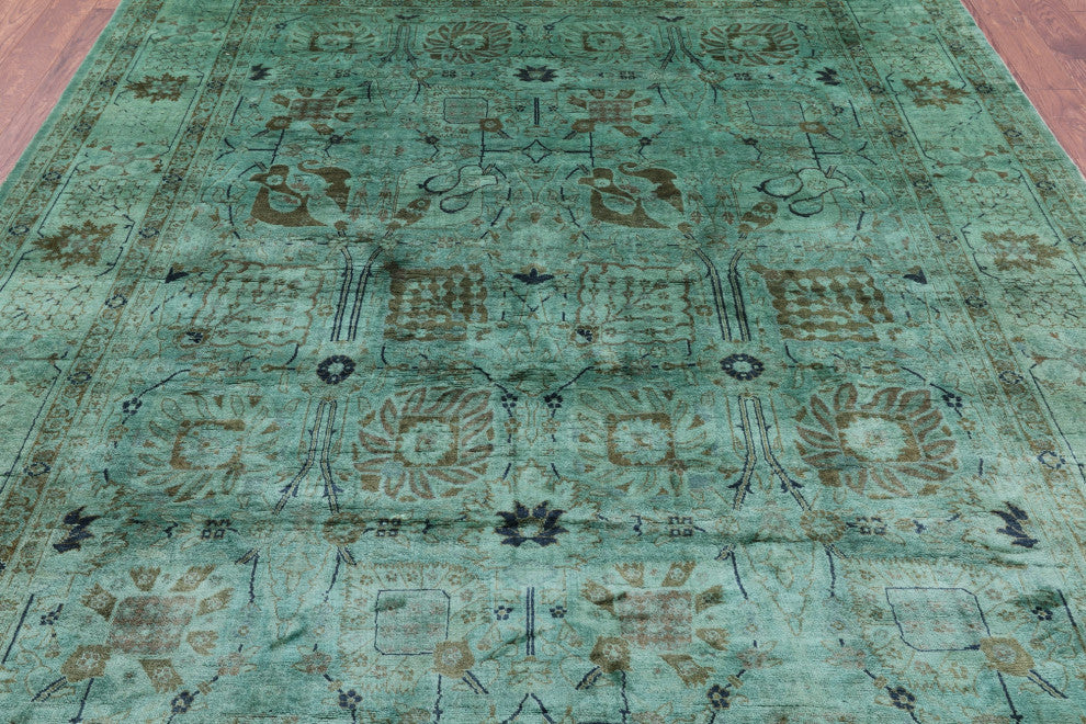 8' 2" X 10' 4" Handmade Overdyed Full Pile Rug - PR2379