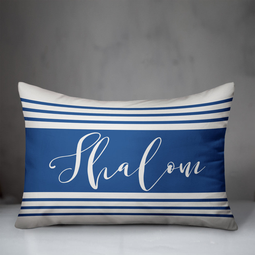 Shalom Stripes 14"x20" Throw Pillow Cover
