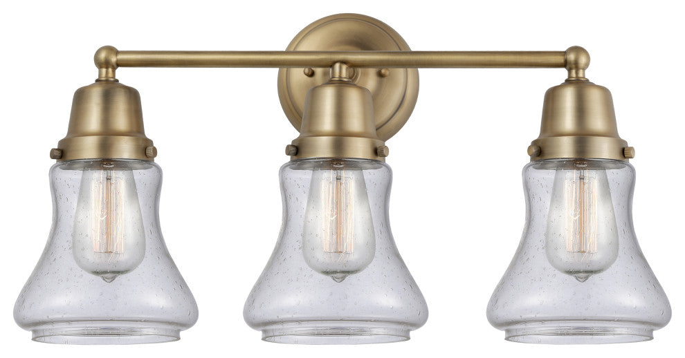 Innovations 623-3W-BB-G194 3 Light Bath Vanity Light, Brushed Brass