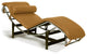 Le Corbusier LC4 Chaise Lounge, Brown Lounge Chair