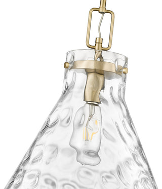 1 Light 14 in. Modern Gold Pendant
