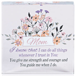 Tabletop Glass Mom I Know That I Can 3x3