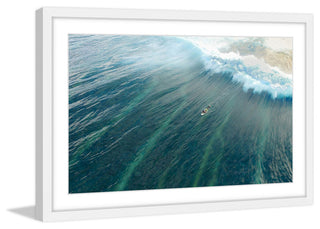 Majestic Wave Framed Print, 91x61 cm