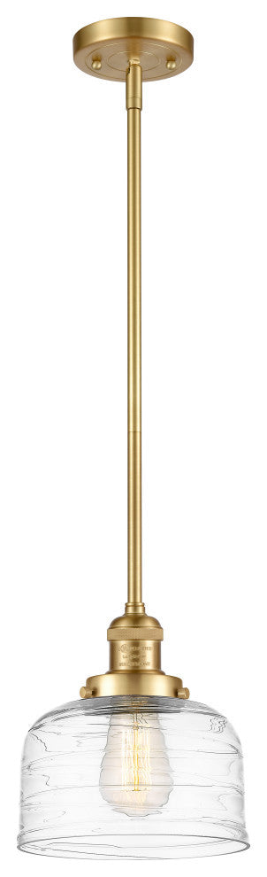 Innovations Bell LED Large Mini Pendant 201S-SG-G713-LED, Satin Gold
