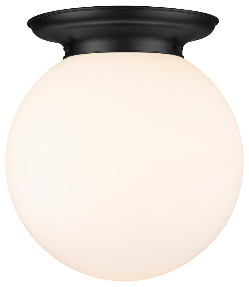 Innovations Beacon 1 14" Flush Mount Matte Black