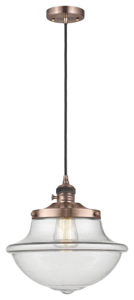 INNOVATIONS 201CSW-AC-G542-LED 1-Light Mini Pendant Antique Copper
