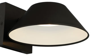 Solano Large Outdoor LED Wall Sconce, Black Finish
