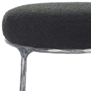 Safavieh Couture Trumen Boucle Counterstool, Black