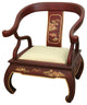 Red Landscape Ming Chair