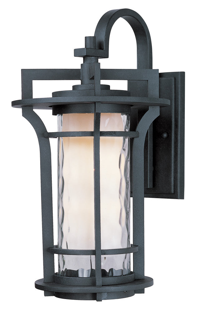 Maxim 30485WGBO 1-Light Outdoor Wall Lantern Oakville Black Oxide