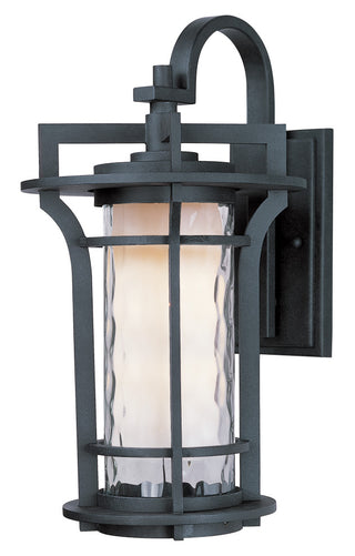 Maxim 30485WGBO 1-Light Outdoor Wall Lantern Oakville Black Oxide