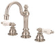 Water Creation Vintage Classic Widespread Lavatory Faucet With Pop-Up Drain