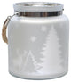 6" Reindeer and Tree Silhouette Christmas Candle Holder
