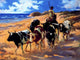 Joaquin Sorolla Y Bastida Oxen at the Beach, 21"x28" Wall Decal