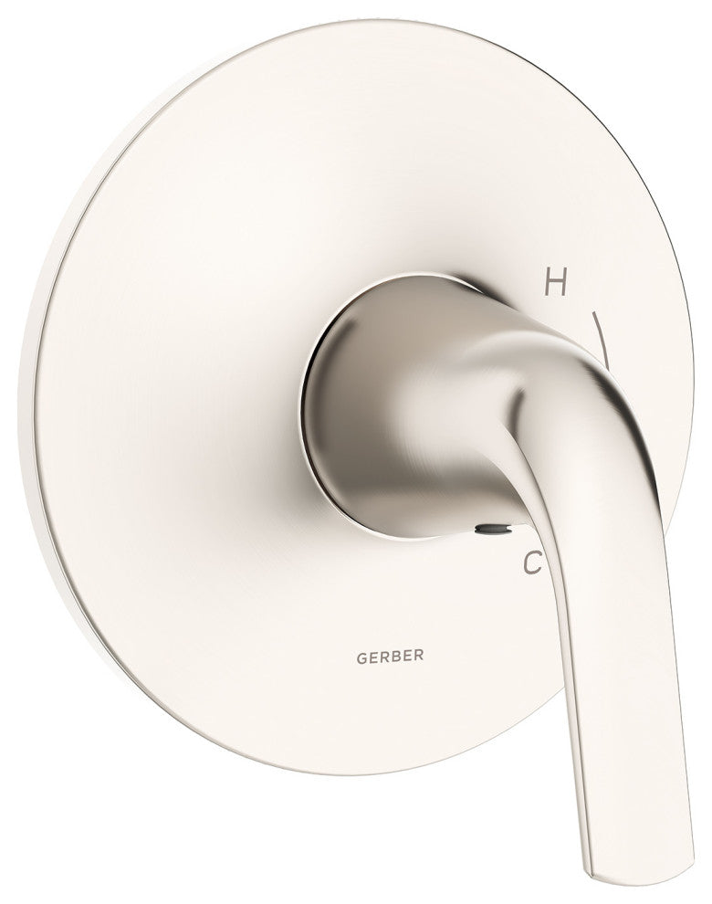 Lemora Single Handle Valve Only Trim Kit, Brushed Nickel