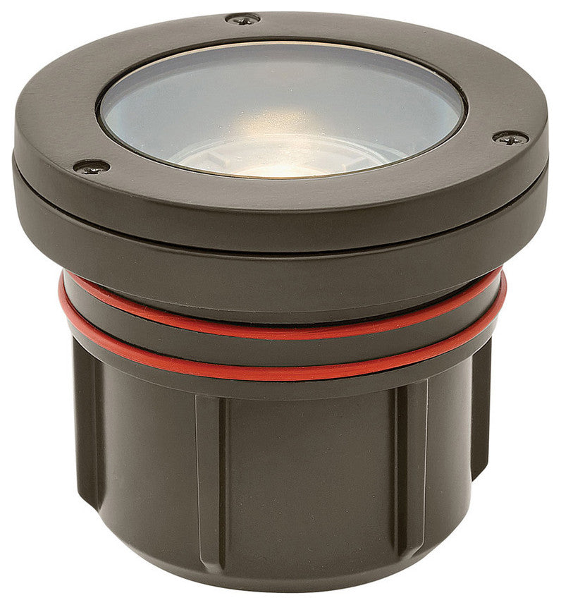 Hinkley 15702BZ Flat Top Well Light, Dark Bronze, Light Bronze