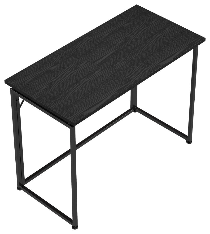 Techni Mobili Space Saving Folding Desk, Black