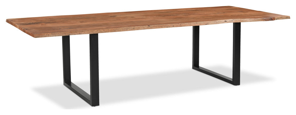 Athea Butterfly Natural live Edge Dining Table - 120"