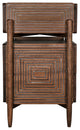 NOIR Furniture - Savino Side Table in Dark Walnut - GTAB970DW