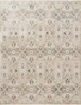 Theia Rug, Granite/Ivory, 2'10"x8'