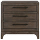 Modus Cicero 6 PC Cal King Upholstered Bed Set in Rustic Latte