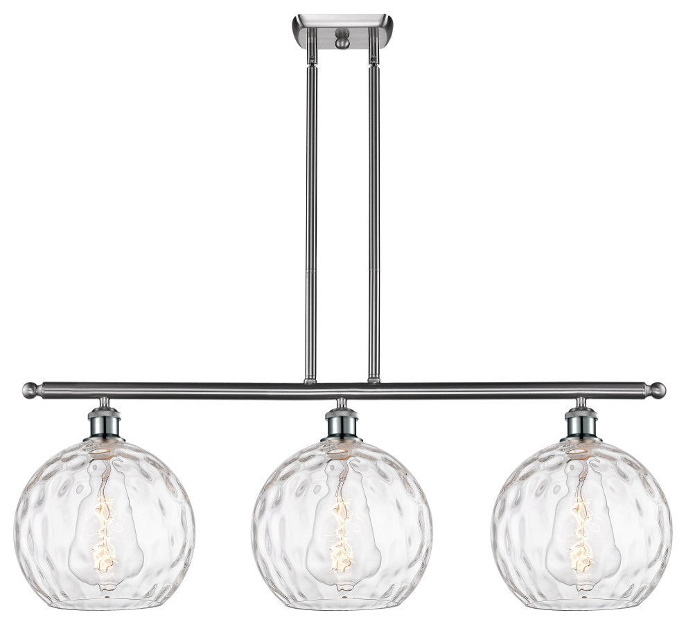 Innovations 516-3I-SN-G1215-10 3 Light Island Light, Brushed Satin Nickel