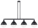 INNOVATIONS 214-BK-HFS-84-BK-LED 4-Light Island Light Matte Black