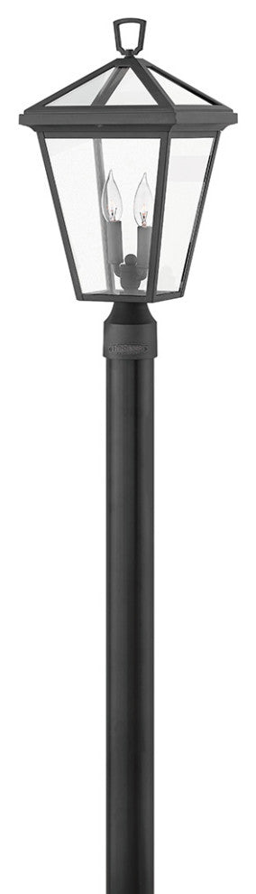 Hinkley Alford Place 20.25" Md Post/Pier Mount Lantern, Museum Black