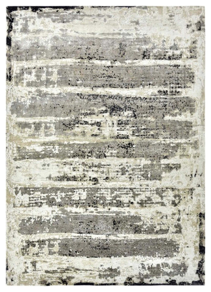 Ahgly Company Indoor Rectangle Mid-Century Modern Area Rugs, 7' x 9'