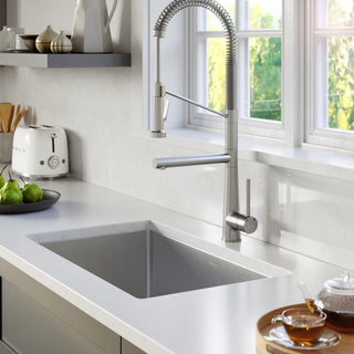 Karran 30" Undermount Large Single Bowl Stainless Steel Kitchen Sink Kit