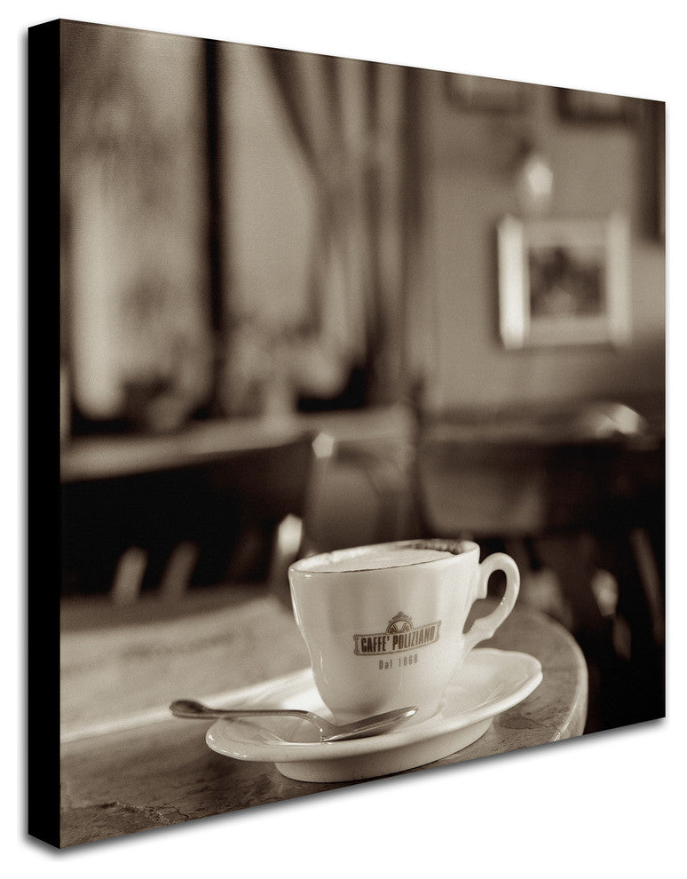 Alan Blaustein 'Tuscany Caffe IV' Canvas Art, 18x18