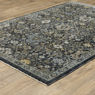 Augustus Inspirations Blue/ Light Blue Indoor Area Rug, Blue, 3'3"x5'