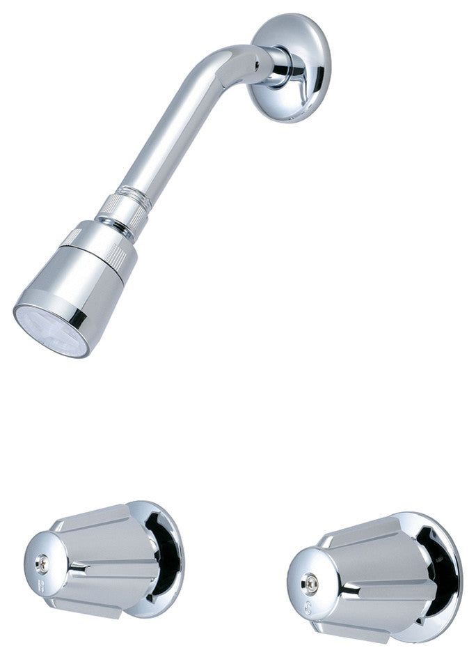 Elite Two Handle Shower Set, Polished Chrome