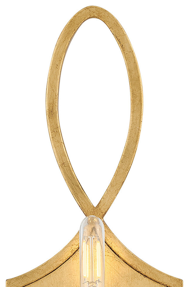 Hinkley Leona Large Sconce, Distressed Brass