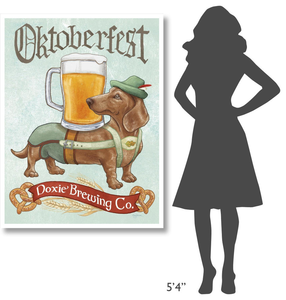 "Beer Dogs III" Digital Paper Print by Mary Urban, 38"x50"