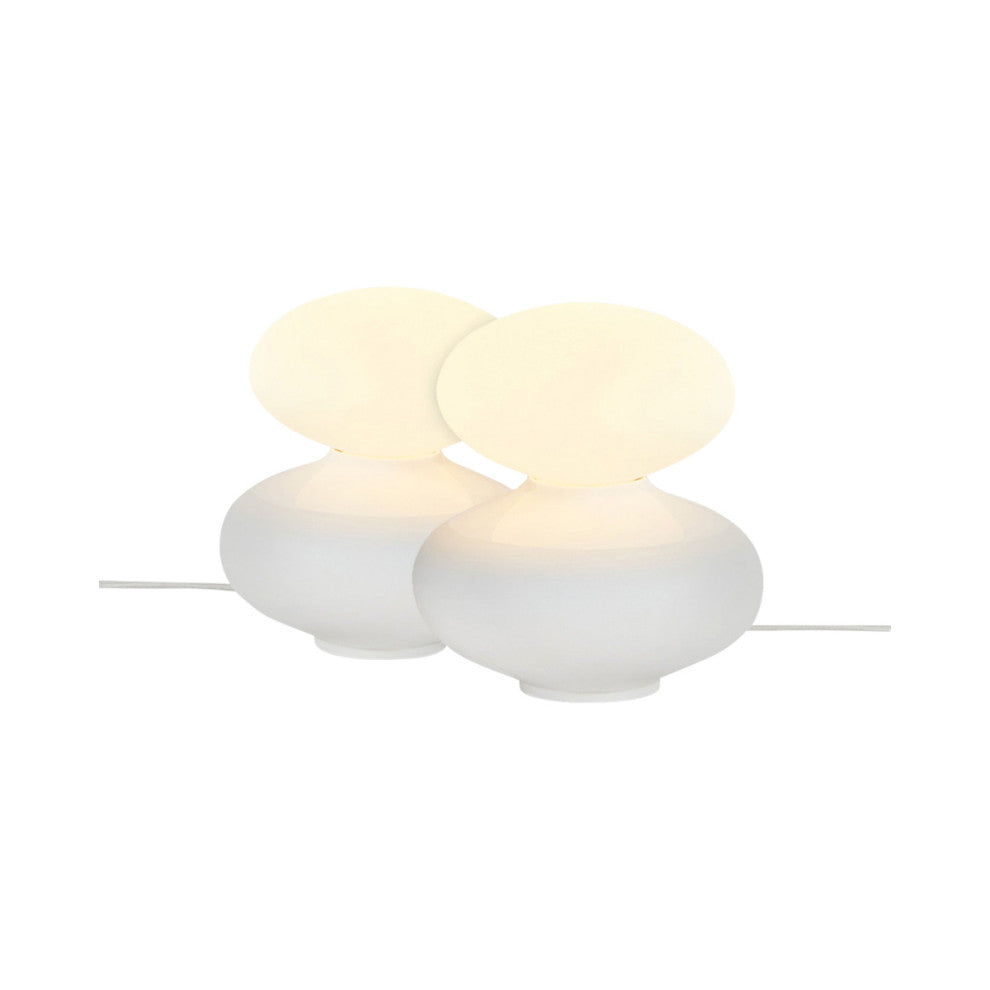 Set of 2 David Weeks Reflection Oval Table Lamp