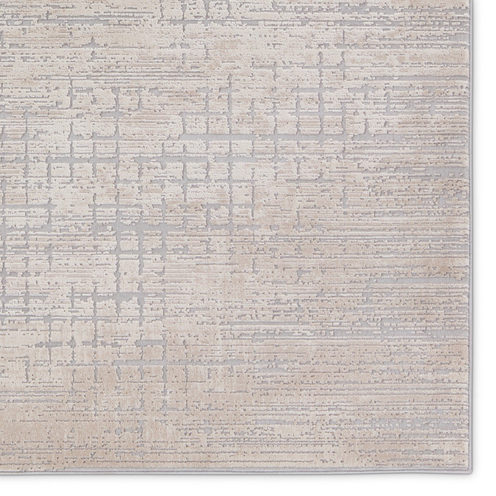 Jaipur Living Chamisa Abstract Beige/ Gray Runner Rug 2'6"X10'