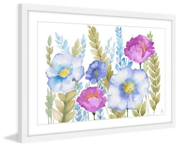 "Bountiful Blooms" Framed Painting Print, 18"x12"