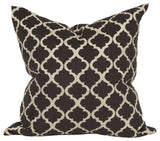 Howard Elliott Davida Kay 24"x24" Moroccan Onyx, Down Insert