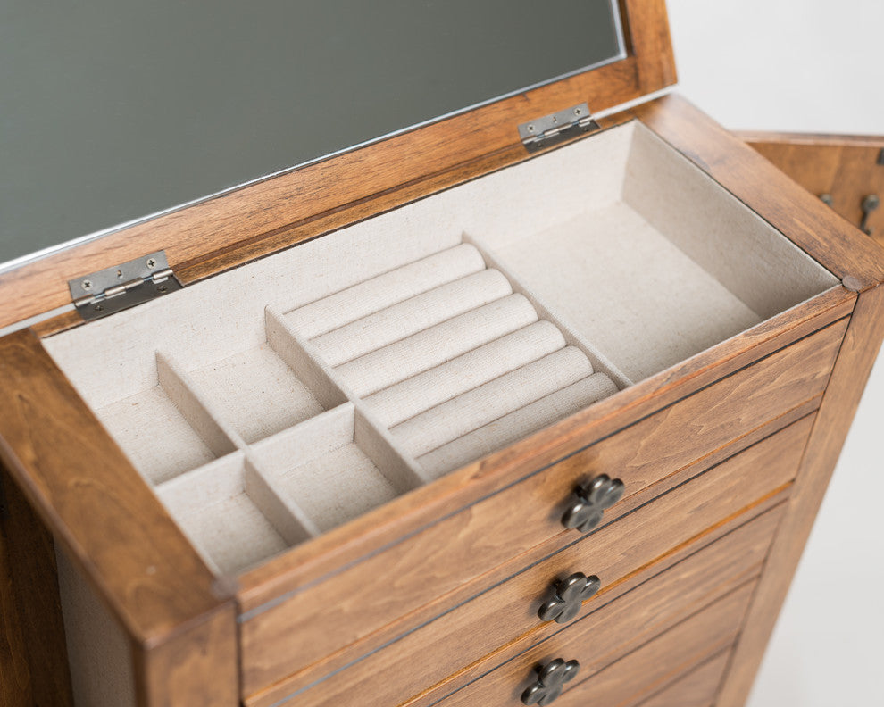 Taylor Jewelry Chest, Pine
