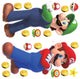 Super Mario Luigi And Mario Giant Peel and Stick Wall Decals