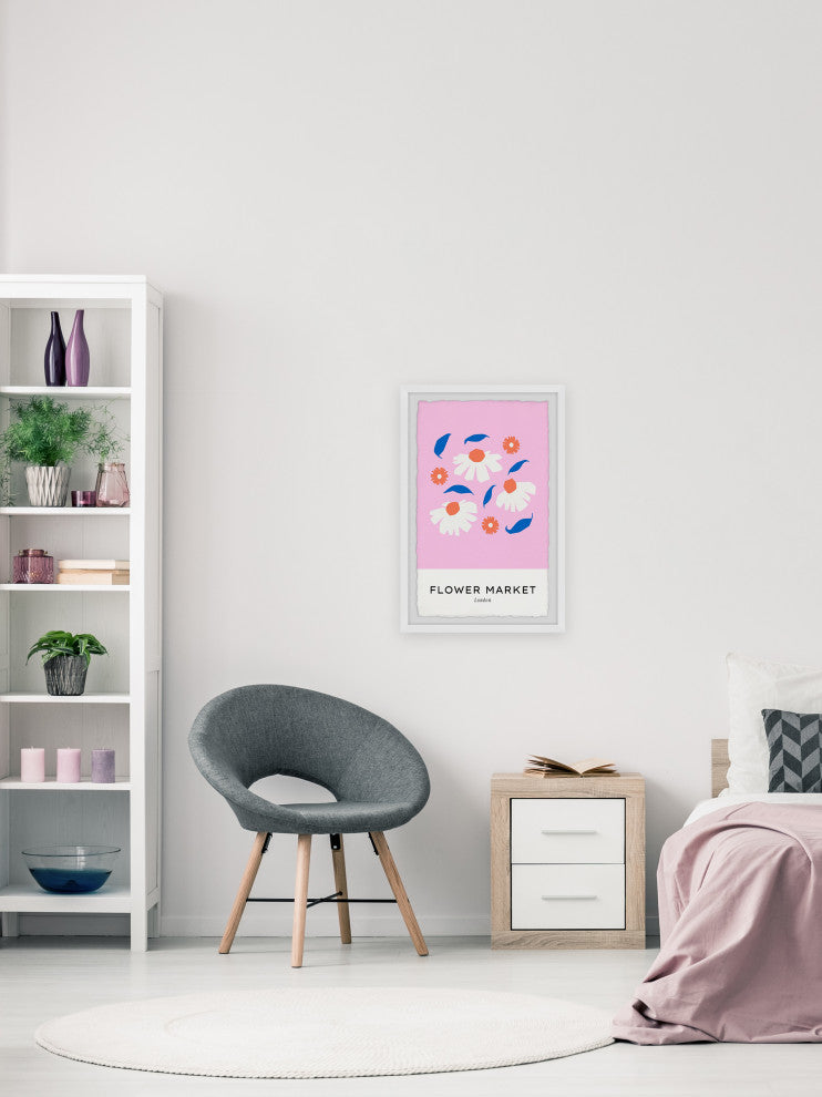 "London Flowers" Framed Painting Print, 8x12