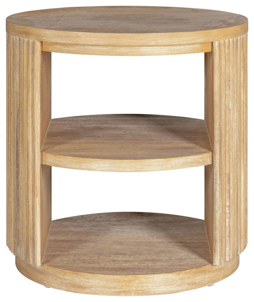 Modrest Jacobson Modern Natural Acacia End Table