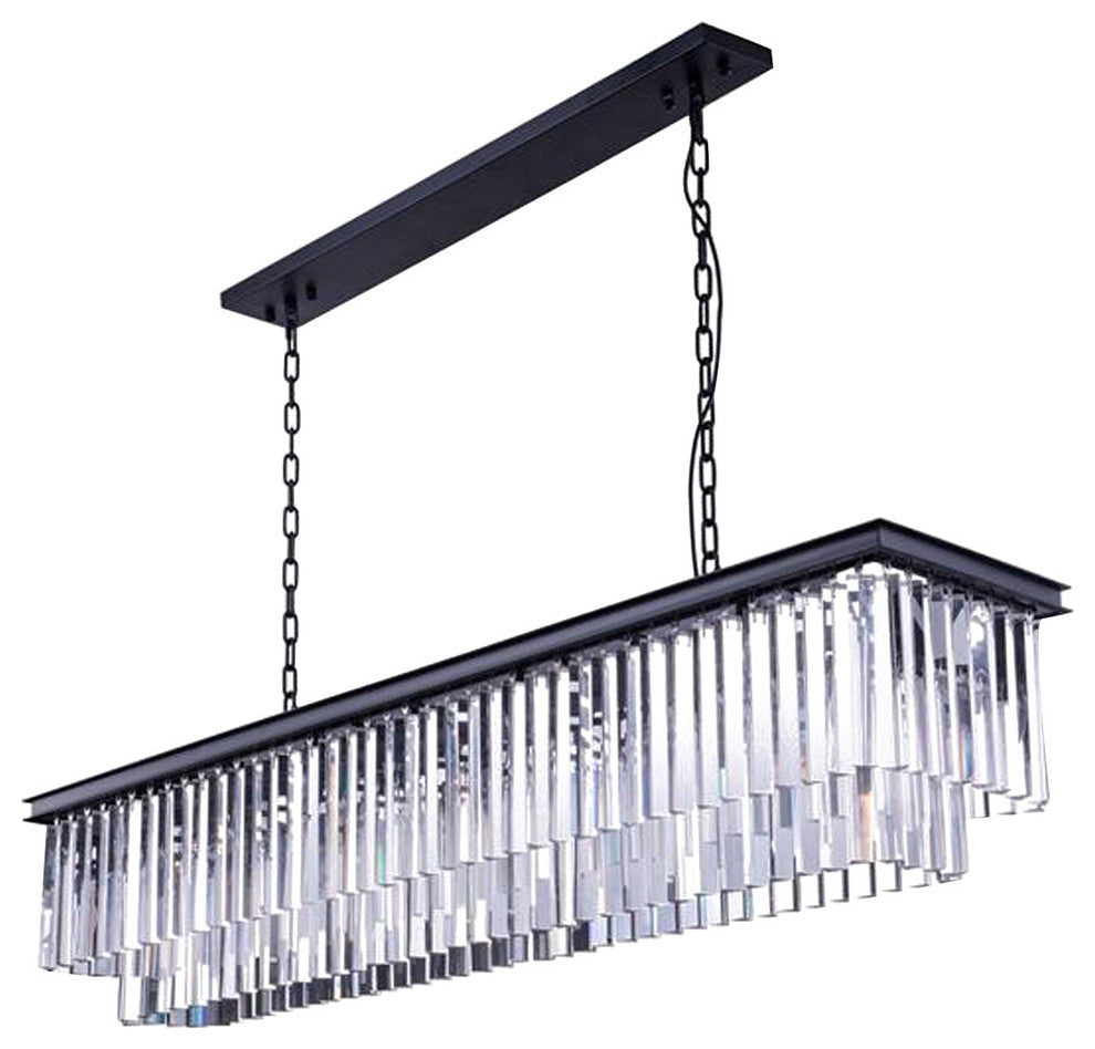 Elegant Lighting Sydney 50" 12 Light Royal Crystal Chandelier
