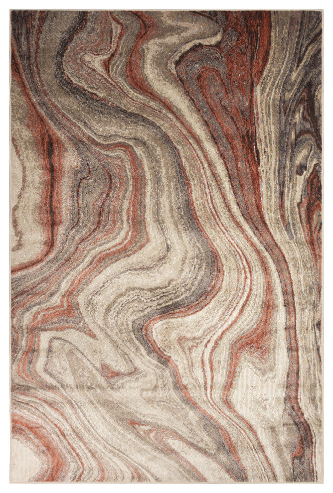 Ariana Marble Indoor Rug Warm 8'10"x11'9"