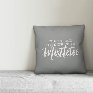 Mistletoe 16"x16" Throw Pillow