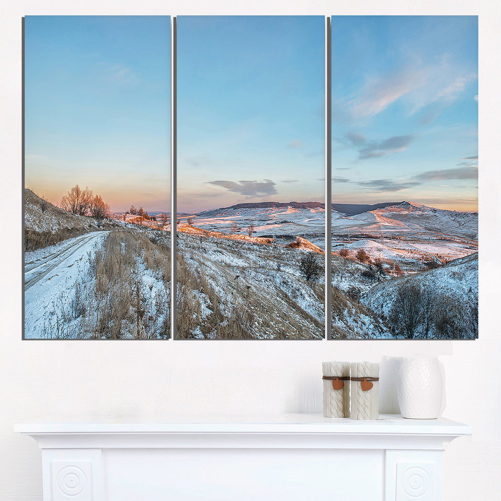 "Stavropol Region North Caucasus" Metal Wall Art, 3 Panels, 36"x28"